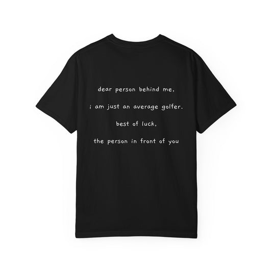 Dear Person Golf Short Sleeve Tee